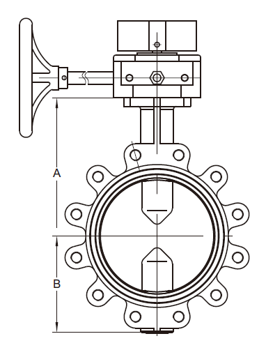 FIVALCO - BUTTERFLY VALVE LUG TYPE 300 PSI