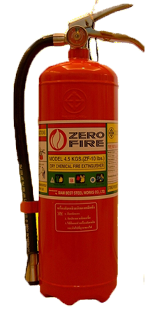 Zero Fire - Carbon Dioxide (CO2) Fire Extinguisher  ขนาด 10 lbs