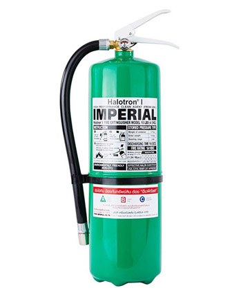 Halotron - (Clean Agent) Fire Extinguisher ขนาด 10 ปอนด์